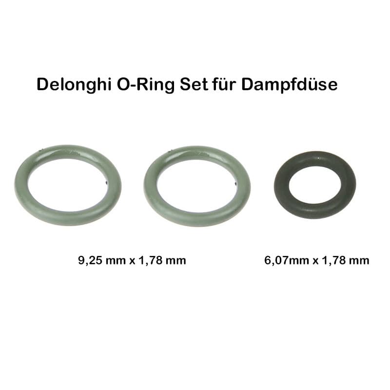 Delonghi ORing Set für Dampfdüse passend für diverse Modelle